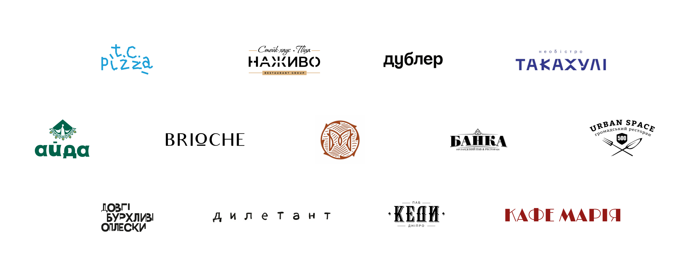 логотипы Постер